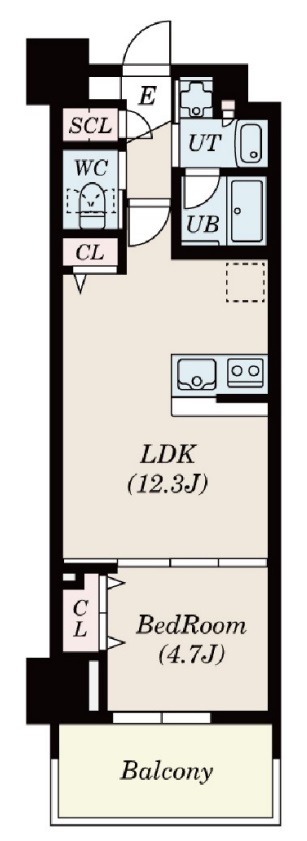 5階の間取り図