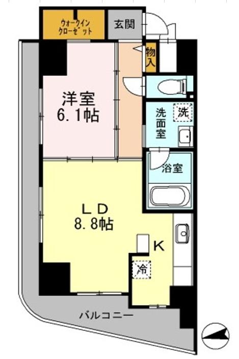 2階の間取り図