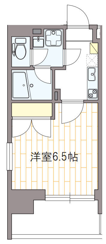 8階の間取り図