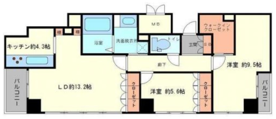 21階の間取り図