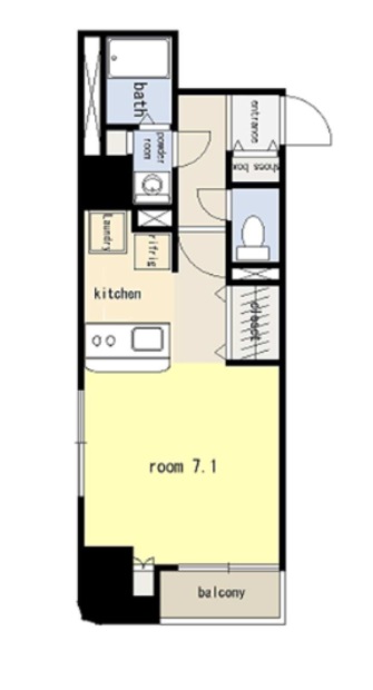 6階の間取り図