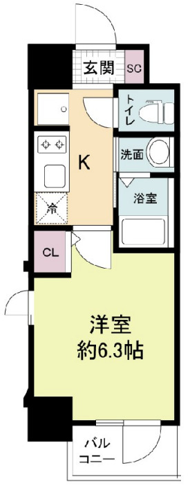 5階の間取り図
