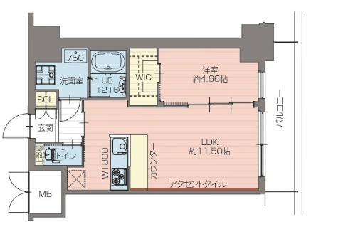 11階の間取り図