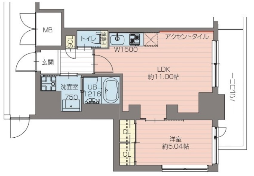 10階の間取り図