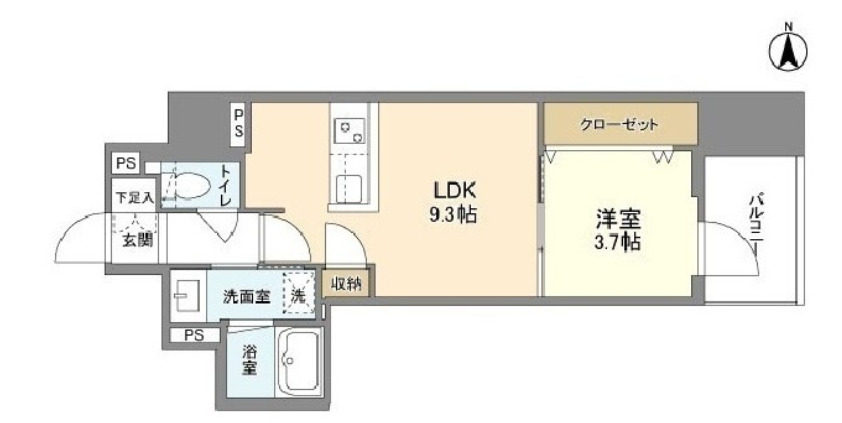 5階の間取り図