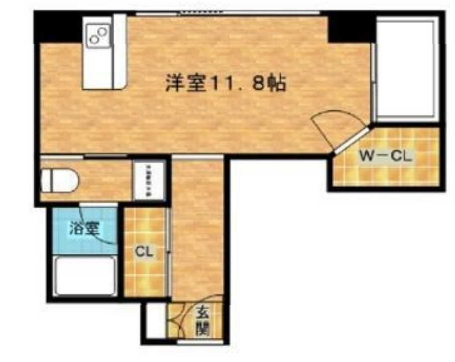 4階の間取り図