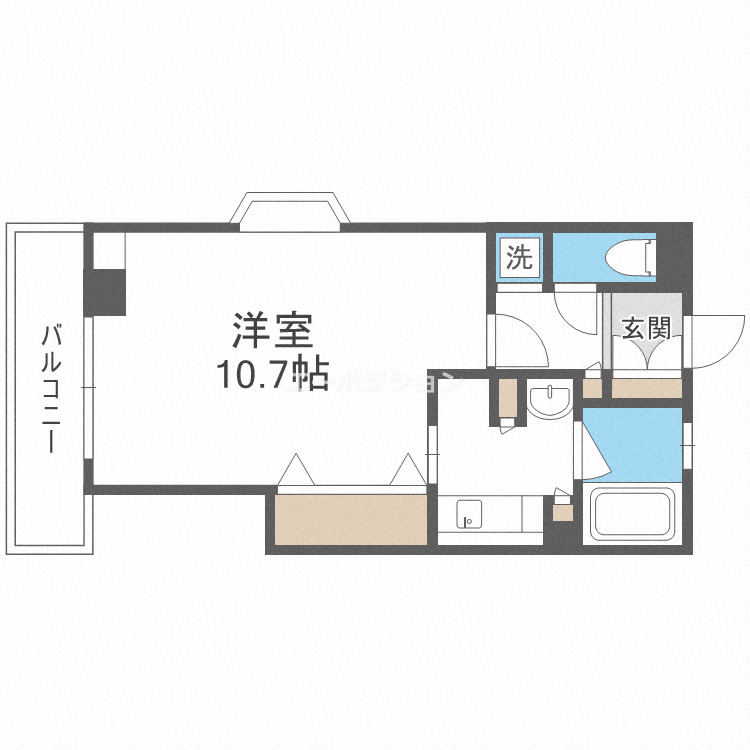 6階の間取り図