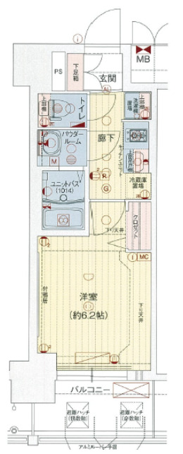9階の間取り図