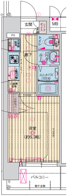 3階の間取り図