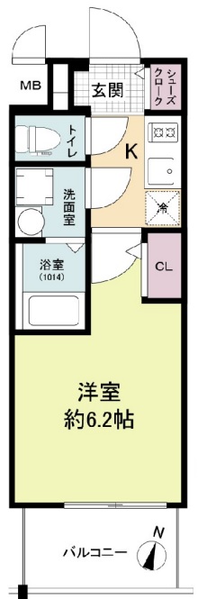 6階の間取り図