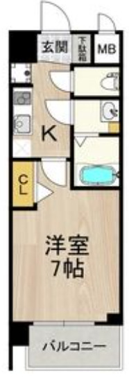 6階の間取り図