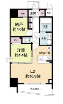 5階の間取り図