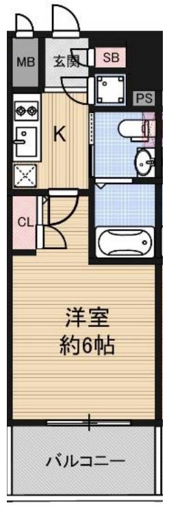 7階の間取り図
