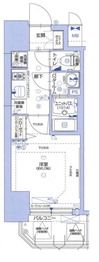 6階の間取り図