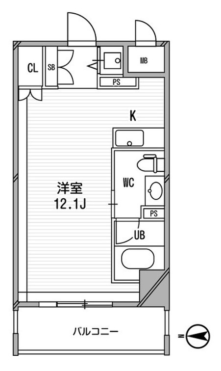 7階の間取り図