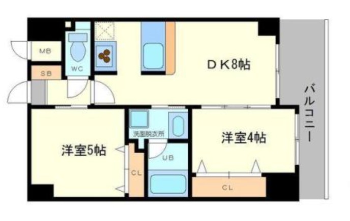 6階の間取り図