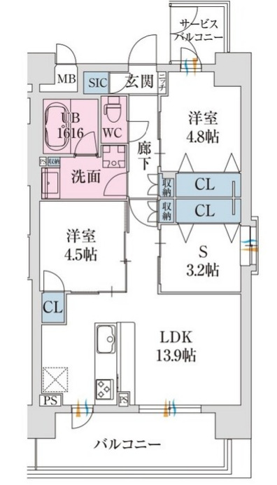 スプランディッド難波Ⅶ