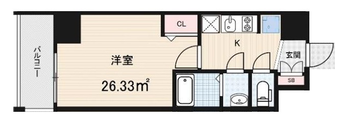 3階の間取り図