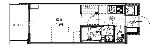 2階の間取り図