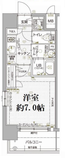 4階の間取り図