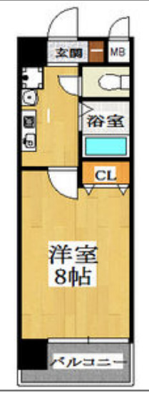 洋室8帖