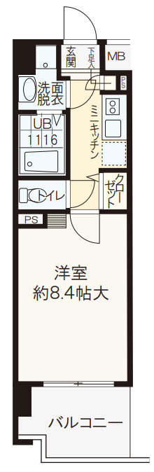 5階の間取り図