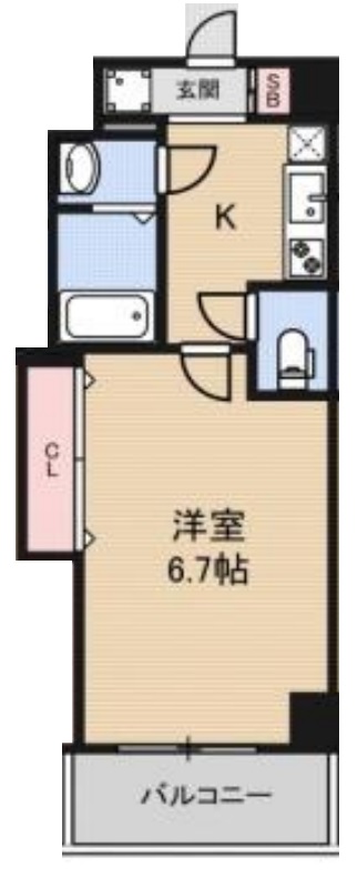 7階の間取り図
