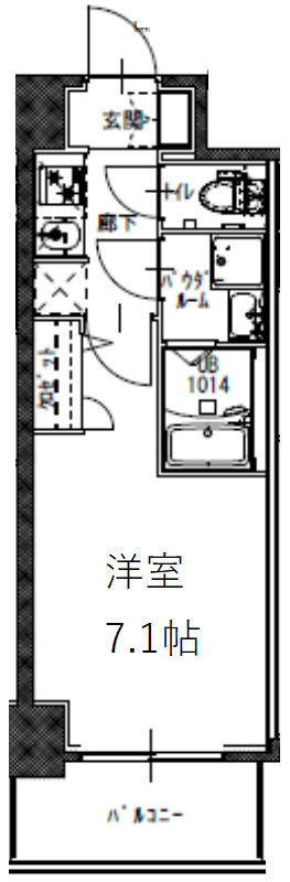 5階の間取り図