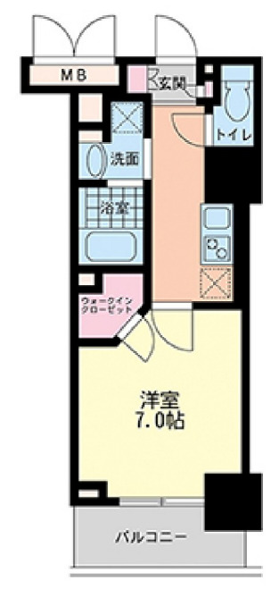 5階の間取り図