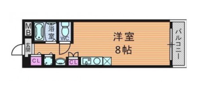 4階の間取り図