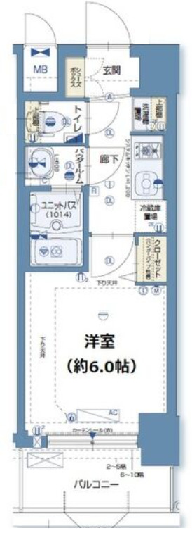 5階の間取り図