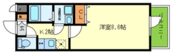 9階の間取り図