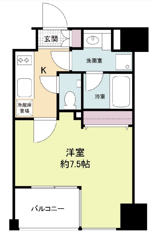4階の間取り図