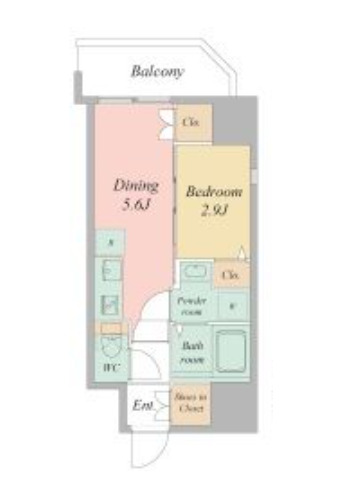 4階の間取り図