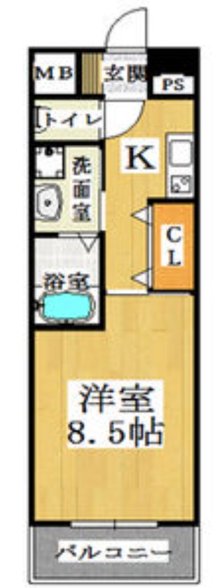 3階の間取り図