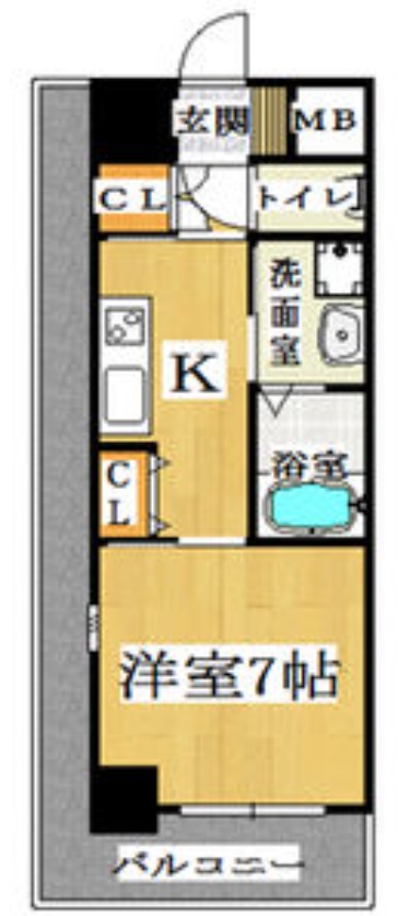 5階の間取り図