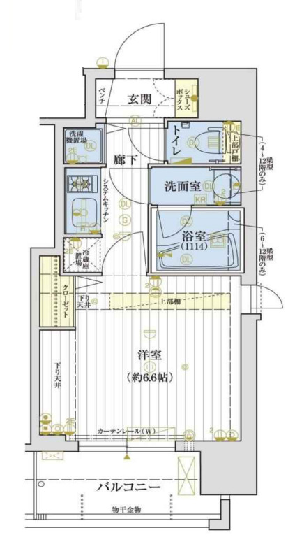 5階の間取り図