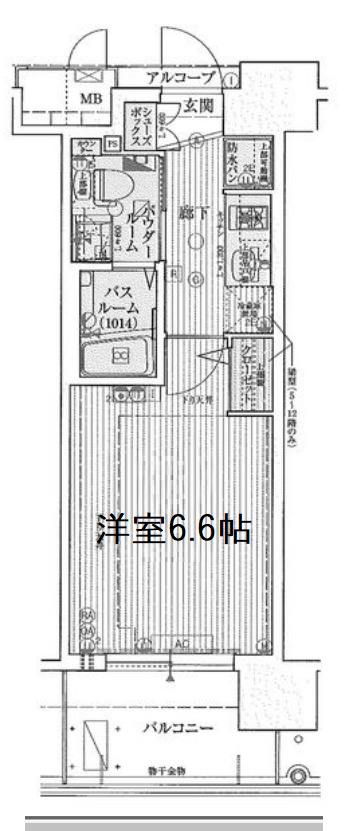 5階の間取り図