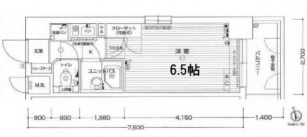 3階の間取り図
