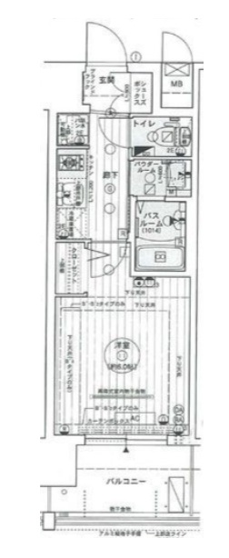 9階の間取り図