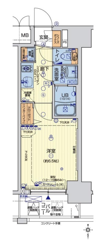 13階の間取り図