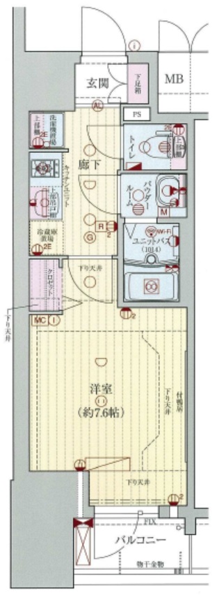 11階の間取り図