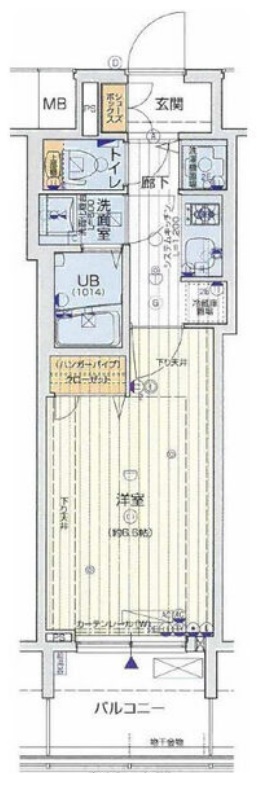 9階の間取り図