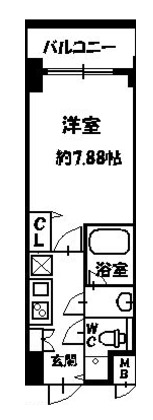 4階の間取り図