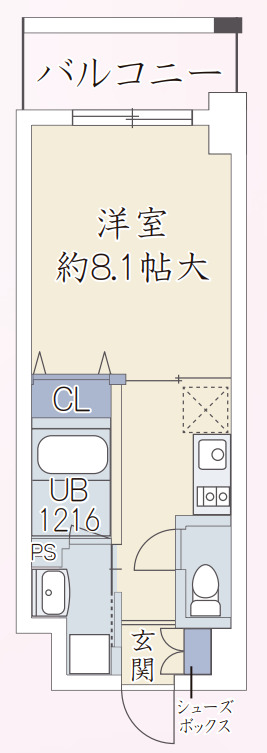 3階の間取り図