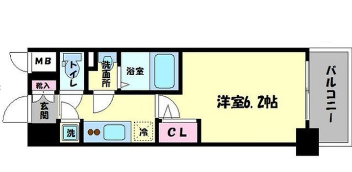 4階の間取り図