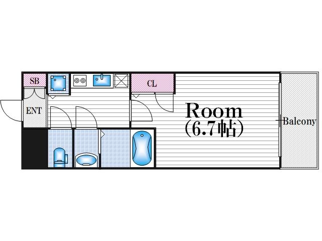 4階の間取り図