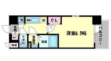 4階の間取り図