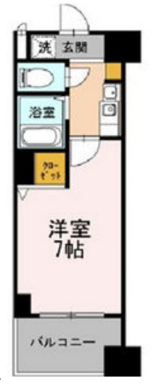2階の間取り図