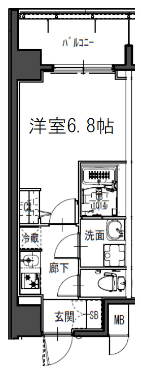 3階の間取り図
